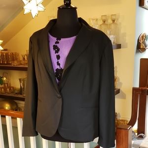 Jones New York Womens Classic Style Black Blazer (Blazer Only)